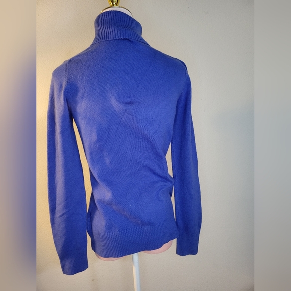 French Connection Cobalt Blue Turtleneck Sweater - Picture 1 of 5